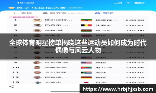 全球体育明星榜单揭晓这些运动员如何成为时代偶像与风云人物
